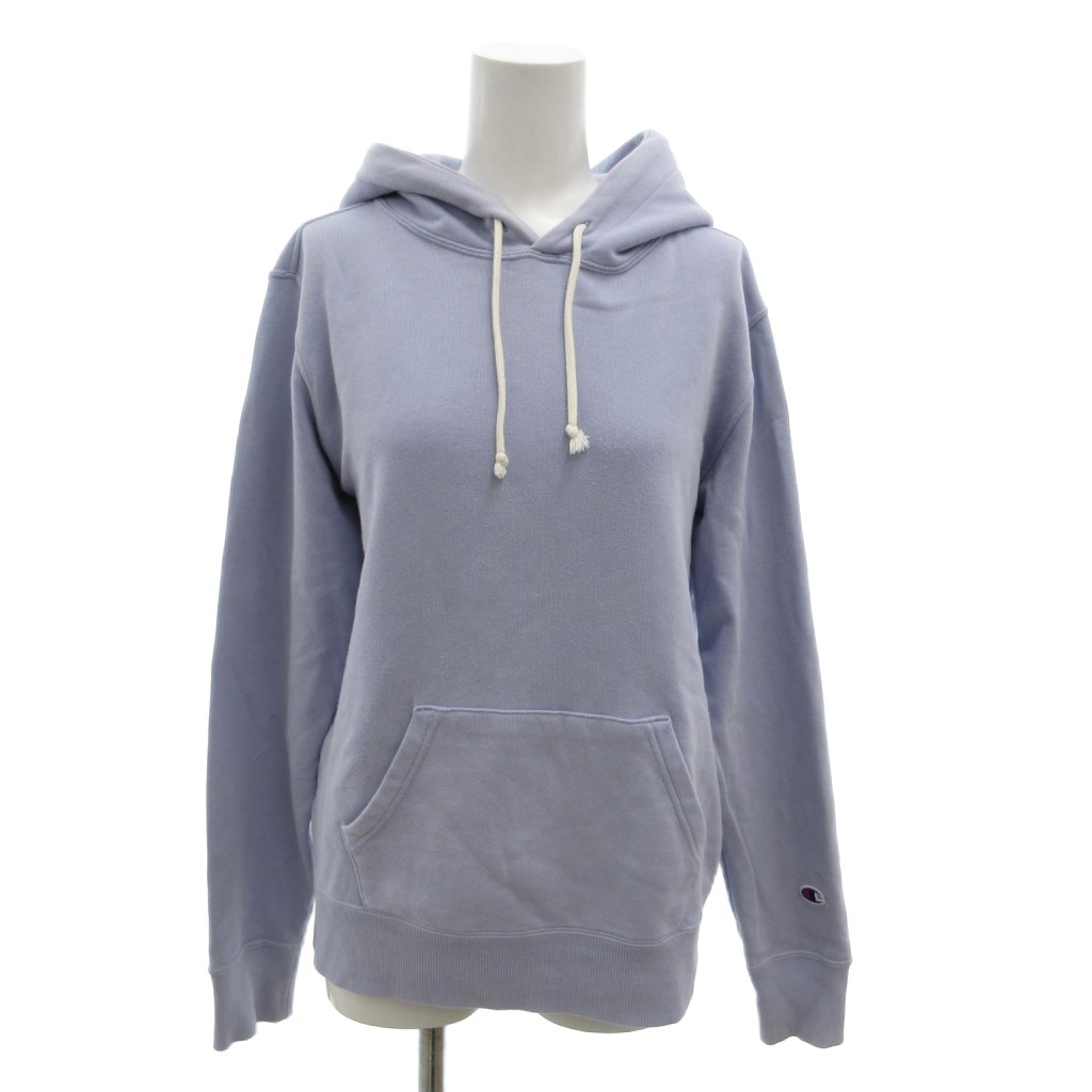 【中古】チャンピオン CHAMPION プルオーバーパーカー フーディー L 紫 パープル カンガルーポケット /MX ■ECF005 レディース 【ベクトル 古着】 260514