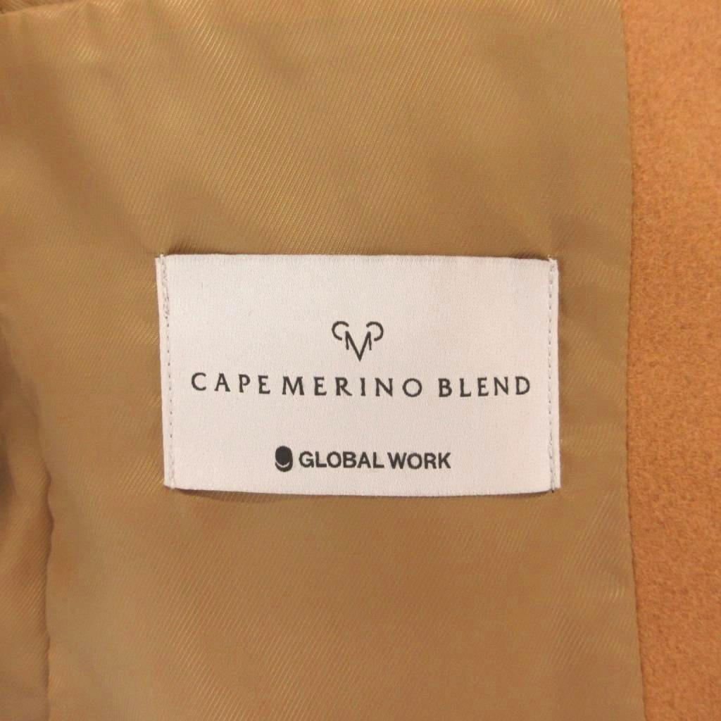【中古】グローバルワーク GLOBAL WORK チェスターコート ウール M キャメル ノッチドラペル シングルブレスト /NL ■ECF005 メンズ 【ベクトル 古着】 260519 auc-vector-20935784 ブランド古着の買取販売ベクトル サンプル画像3