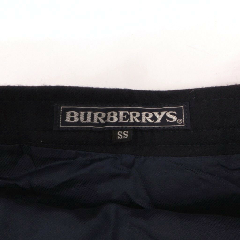 中古 バーバリーズ Burberrys ヴィンテージ フレアスカート インサイドタック SS ボックスプリーツ ミディ丈 紺 ネ auc-vector-21242209 ブランド古着の買取販売ベクトル サンプル画像3