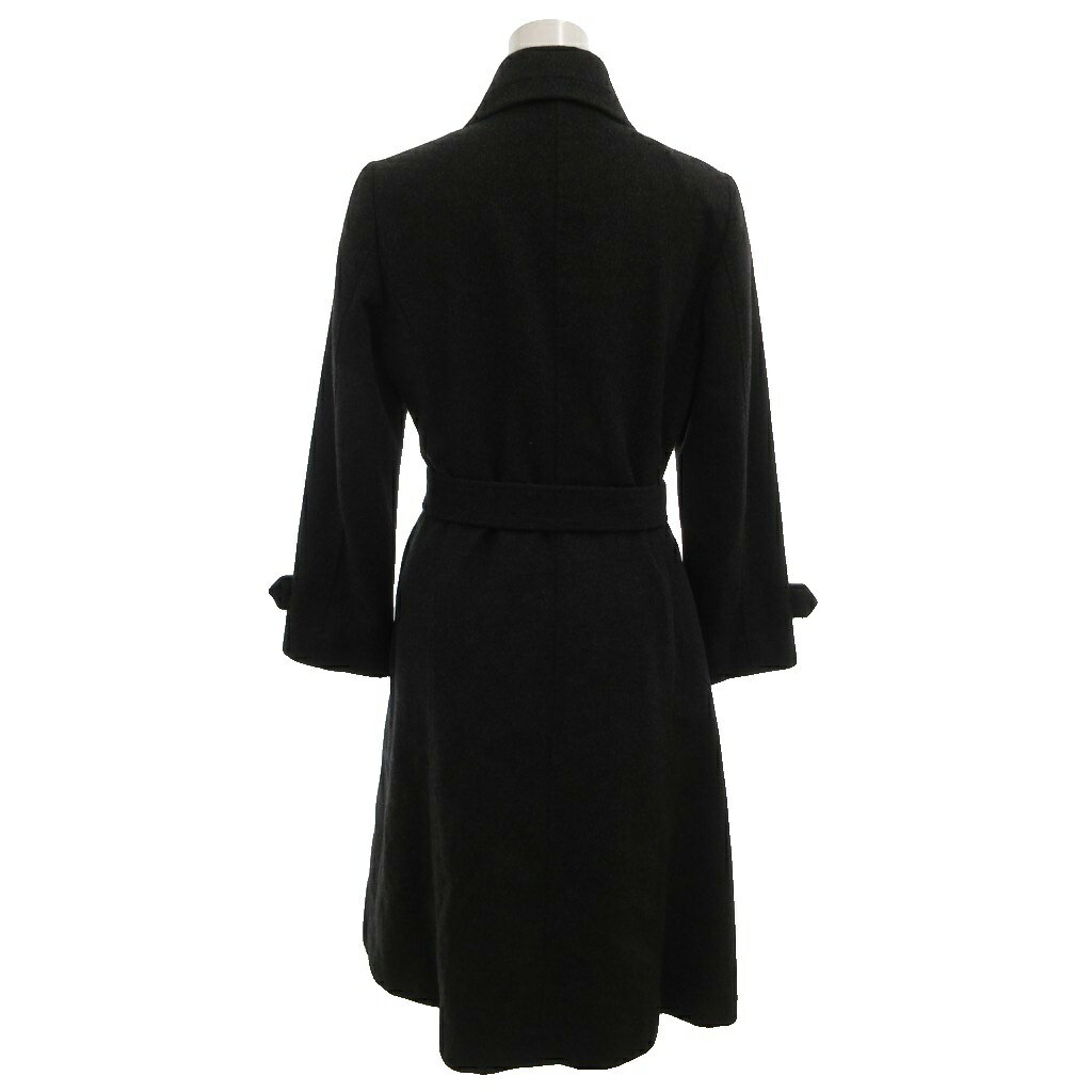 【中古】アンクライン ANNE KLEIN 美品 トレンチコート ステンカラー カシミヤ 5 ...