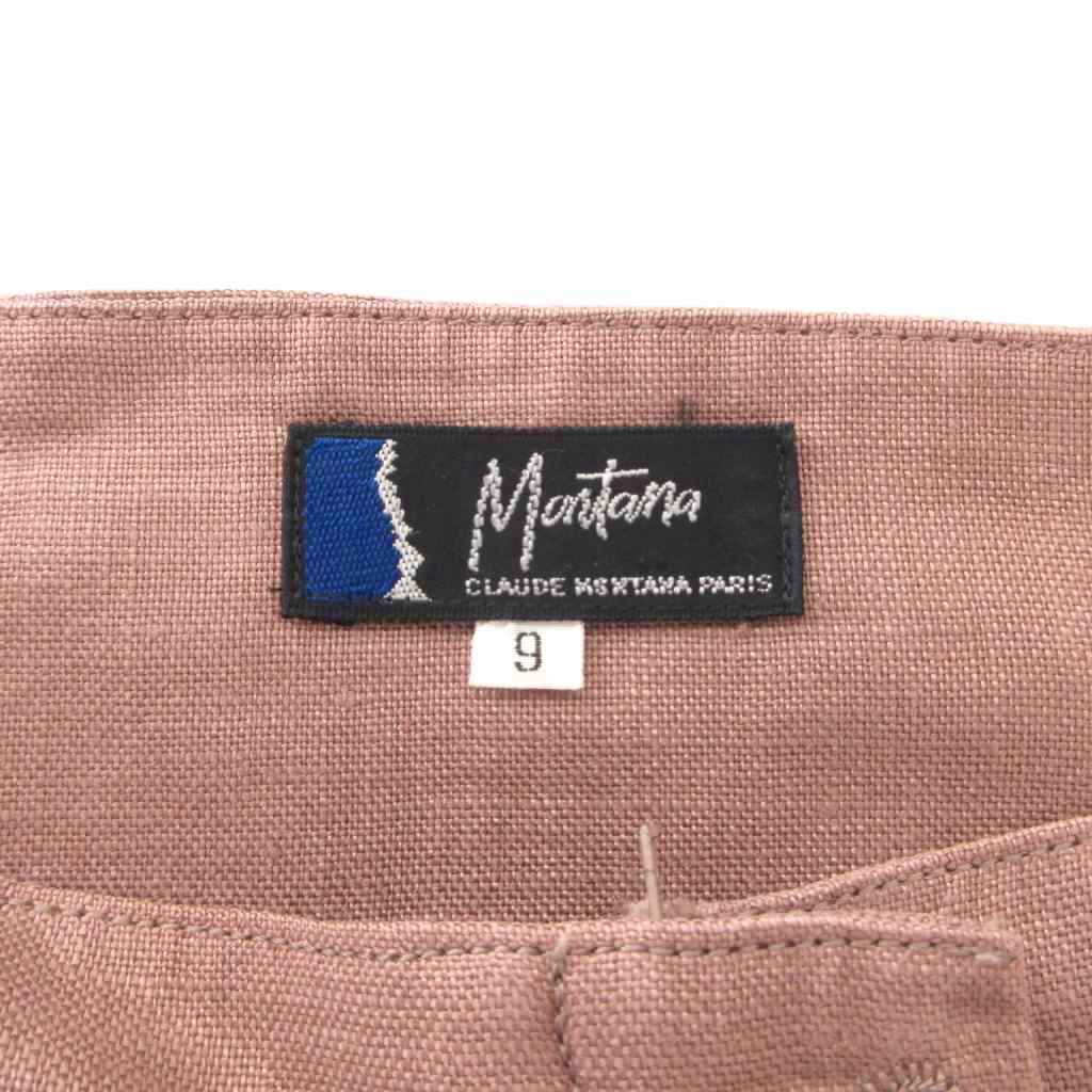 ブランド古着の買取販売ベクトルの【中古】モンタナ MONTANA タイトスカート 9 ピンクブラウン ミディ丈 麻 リネン /ML ■ECF005 レディース 【ベクトル 古着】 260530｜アングル3