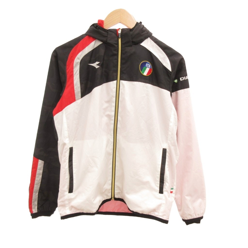 【新品】DIADORA 上下フルジップ ウィンドブレーカー ネイビー/レッド 楽天市場】ディアドラ ウインドブレーカー 上下の通販