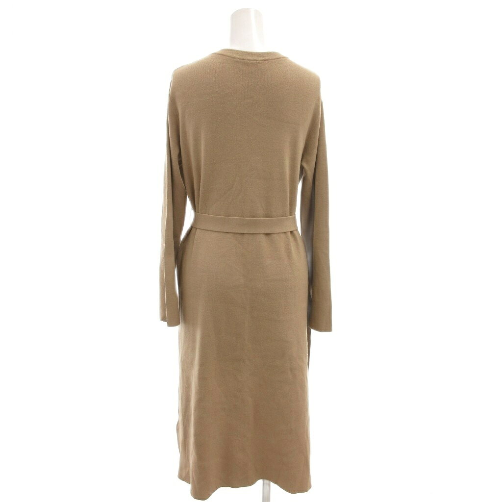 【中古】ミラオーウェン Mila Owen ニットワンピース 1 茶 ブラウン ラウンドネック 長袖 ミディ丈 /NL ■ECG006 レディース 【ベクトル 古着】 260614 auc-vector-21028616 ブランド古着の買取販売ベクトル サンプル画像2