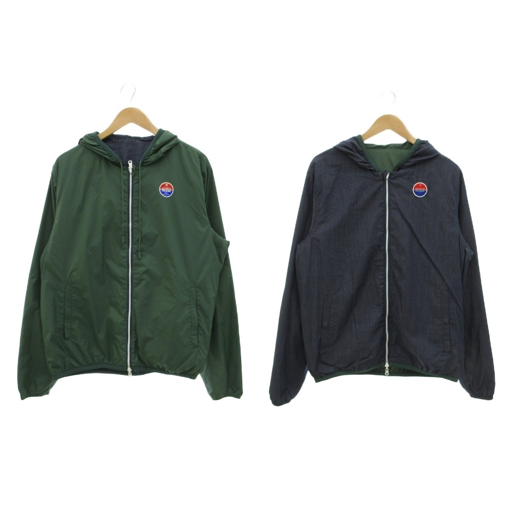 【中古】未使用品 アーノルドパーマー Arnold Palmer タグ付き リバースブル パーカー フーディー ジップアップ ナイロン 長袖 4 緑 グリーン インディゴブルー /NU ■ECF006 メンズ 【ベクトル 古着】 260613ブランドアーノルドパーマー Arnold Palmer表記サイズ4実寸サイズ肩幅：48cm　身幅：58cm　着丈：72cm　袖丈：70cm　　素材表側 ナイロン 裏側 綿 パイピング ナイロン ポリウレタン色緑 グリーン インディゴブルー仕様リバースブル状態未使用品です。 ※未使用品・新品同様の商品ではございますが、一度は一般の方の手に渡り、個人で保管されていた商品です。また、保管・陳列時の薄いスレなど微細な状態変化が見られる場合がございます。ご理解の上ご購入ください。付属品付属品なし、写真に写っている物が全てです。備考（株）レナウン こちらのお品物は店舗で保管しておらず、店頭販売出来かねます。（※お取り寄せも出来かねます）商品のお問い合わせの回答を休止しております。＊各商品ページの商品詳細等をご確認の上ご購入ください。【中古】未使用品 アーノルドパーマー Arnold Palmer タグ付き リバースブル パーカー フーディー ジップアップ ナイロン 長袖 4 緑 グリーン インディゴブルー /NU ■ECF006 メンズ 【ベクトル 古着】 260613状態ランク　”S”詳細については、下記および「状態ランクについて」ページをご覧ください。未使用・新品の商品ほぼ新品同様の商品使用感が少なく、かなり状態の良い商品使用感はあるが、傷や汚れの少ない商品使用感の他、傷や汚れが見られる商品かなり大きな傷みがある難あり商品※S〜CランクはUSED品となりますので、使用感をご理解の上でご入札下さい。状態ランクについてinformationブランドアーノルドパーマー Arnold Palmer表記サイズ4実寸サイズ肩幅：48cm　身幅：58cm　着丈：72cm　袖丈：70cm　　素材表側 ナイロン 裏側 綿 パイピング ナイロン ポリウレタン色緑 グリーン インディゴブルー仕様リバースブル状態未使用品です。 ※未使用品・新品同様の商品ではございますが、一度は一般の方の手に渡り、個人で保管されていた商品です。また、保管・陳列時の薄いスレなど微細な状態変化が見られる場合がございます。ご理解の上ご購入ください。付属品付属品なし、写真に写っている物が全てです。備考（株）レナウン こちらのお品物は店舗で保管しておらず、店頭販売出来かねます。（※お取り寄せも出来かねます）商品のお問い合わせの回答を休止しております。＊各商品ページの商品詳細等をご確認の上ご購入ください。本商品は一点物です他サイトや店舗にて販売している商品です。多少のお時間差にて欠品になることもございます。予めご了承頂ますようお願い致します。ベクトル・サイズガイドはこちらこの商品と同じブランドの商品を見る