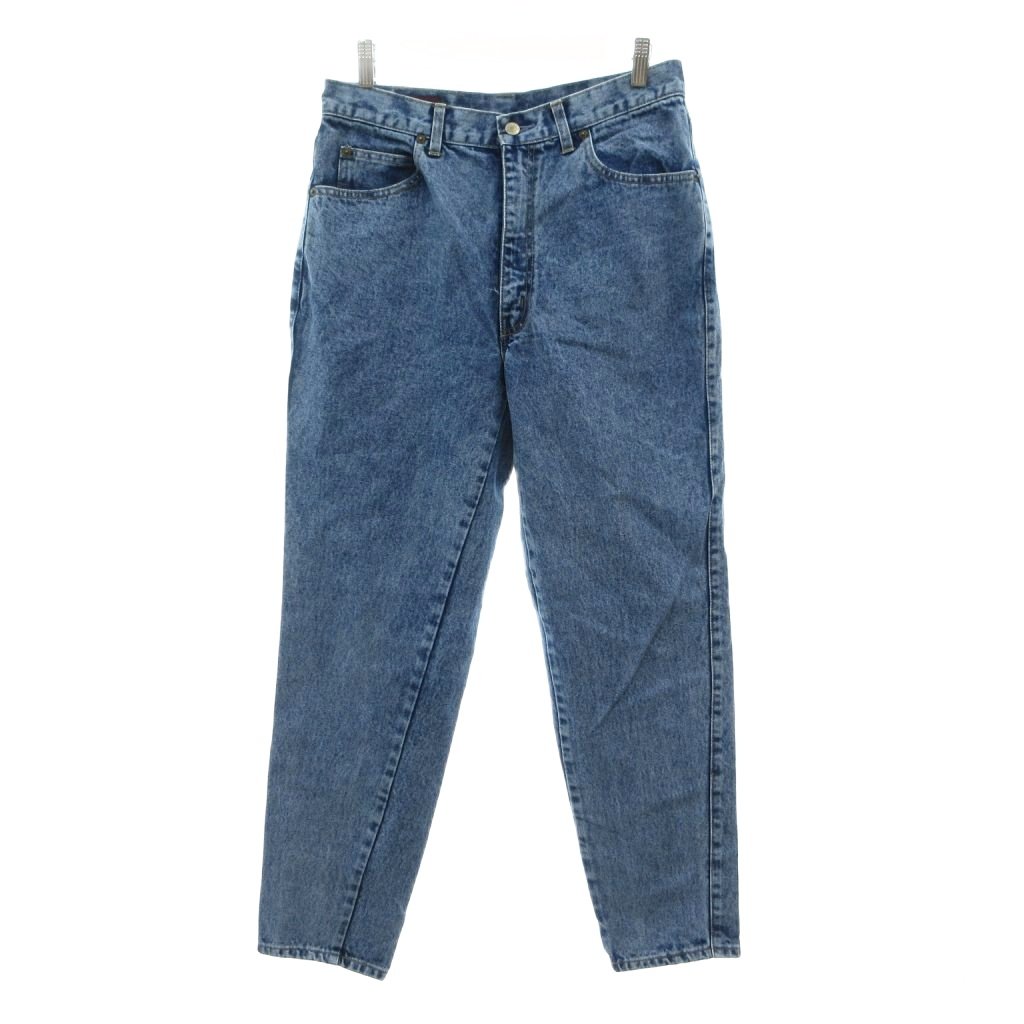 [Used] Big John CHECKERBERRY Vintage Denim Jeans, Size 34, Indigo Blue, Full Length /NU ■ECF006 Men's [Vector Used Clothing] 260624