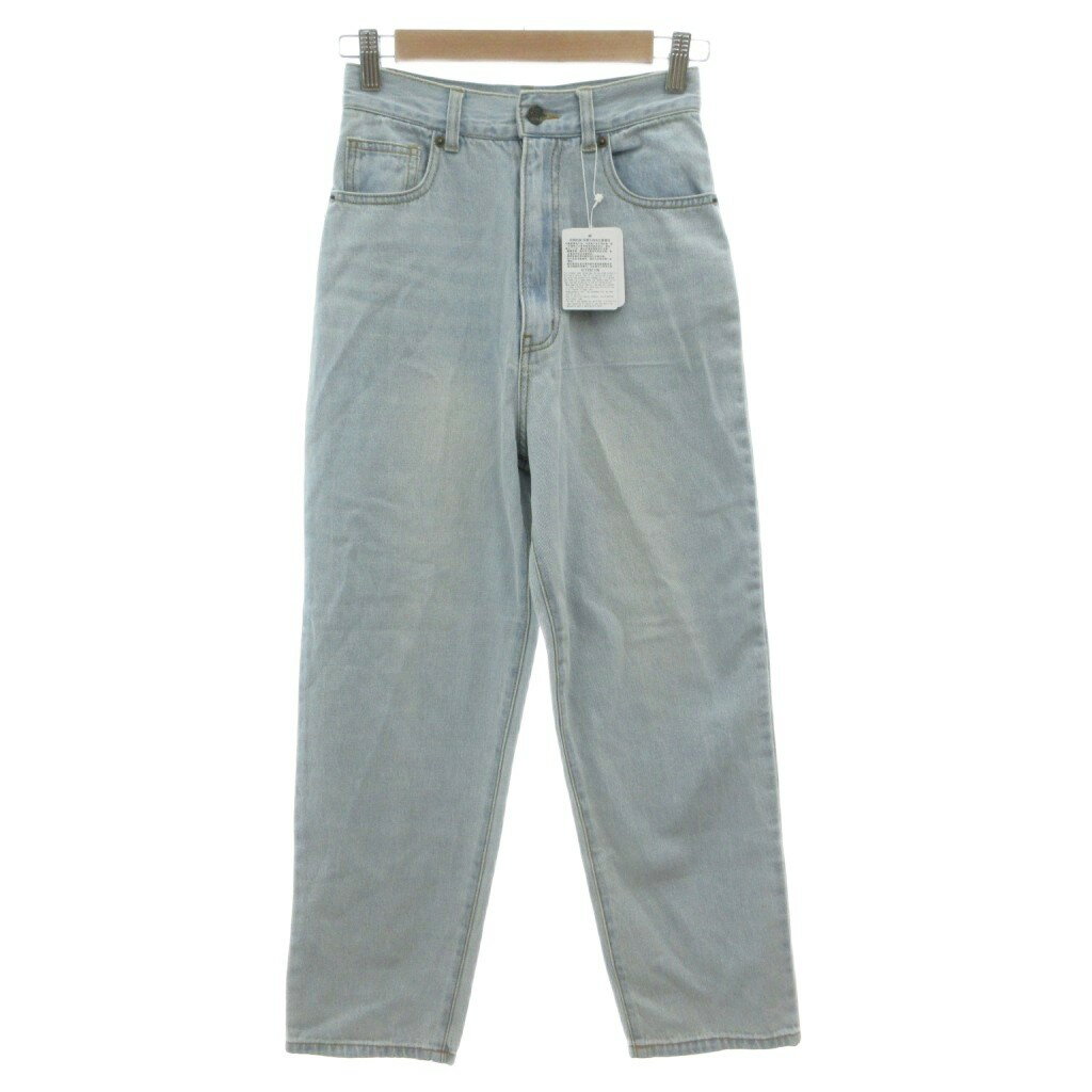 [Used] Unused Fint Fi.nt Denim Jeans with Tags, High Waist, Size 0, Light Blue /NU ■ECF006 Women's [Vector Used Clothing] 260624