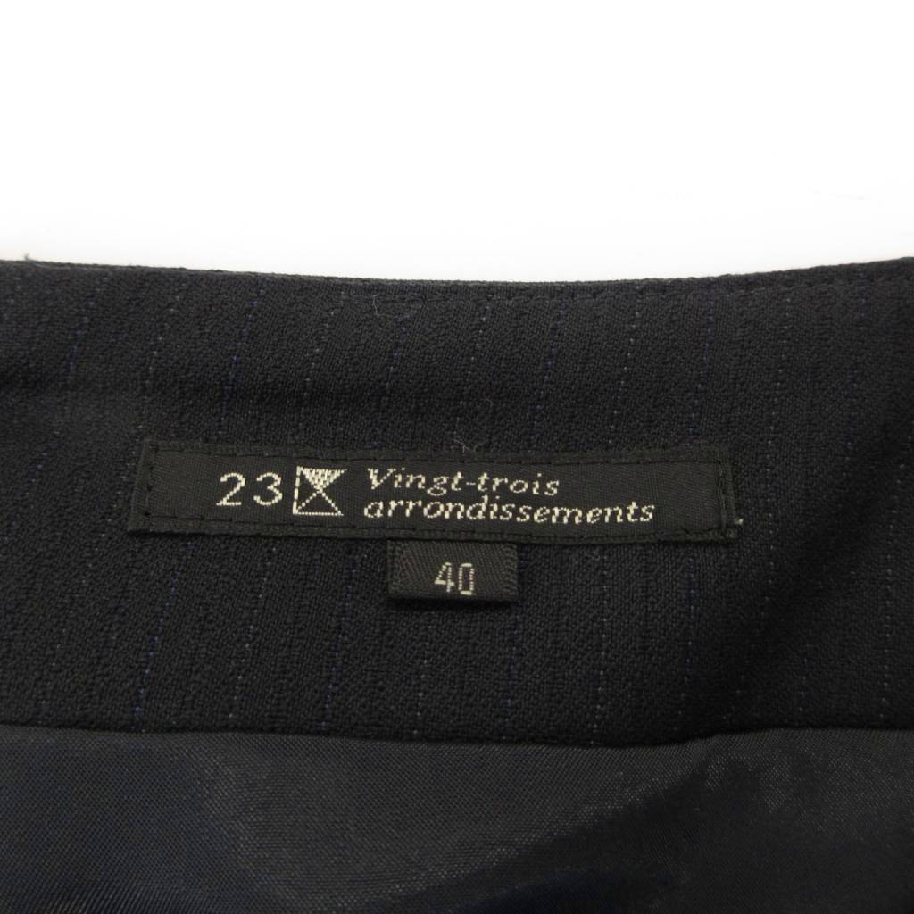【中古】23区 オンワード樫山 スカート ロング丈 40 黒 ブラック ウール /SC ■ECF007 レディース 【ベクトル 古着】 260713 auc-vector-21110900 ブランド古着の買取販売ベクトル サンプル画像3