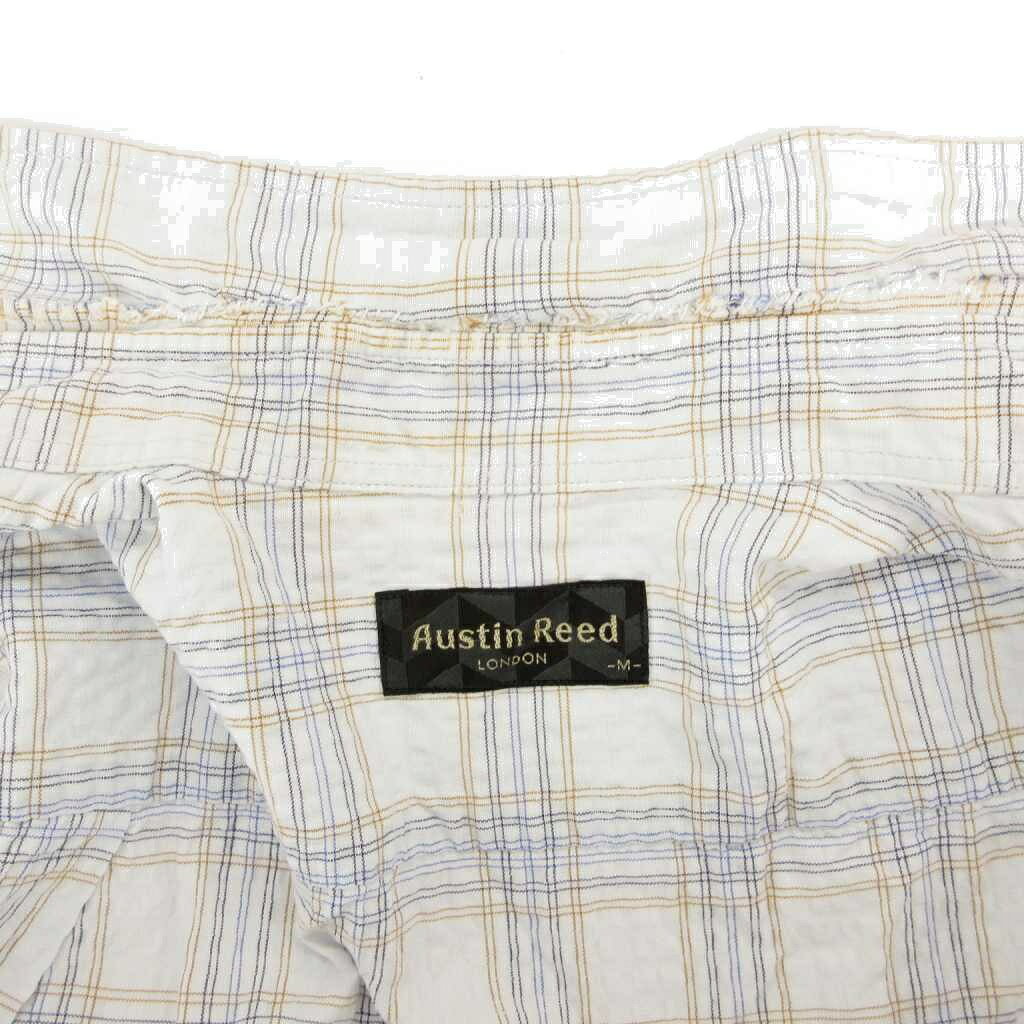 ブランド古着の買取販売ベクトルの【中古】オースチン リード Austin Reed 半袖シャツ M 水色 ライトブルー チェック柄 胸ポケット /BJ ■ECF007 メンズ 【ベクトル 古着】 260724｜アングル3