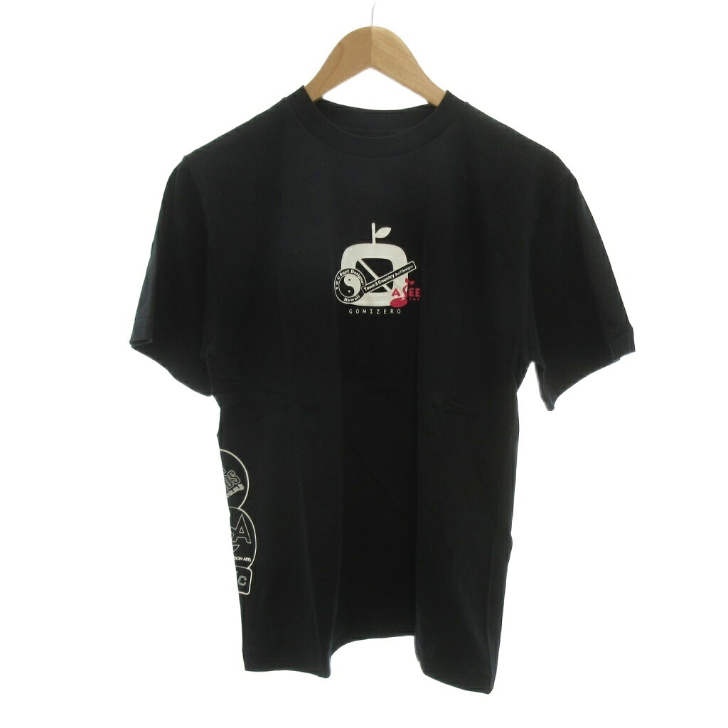 【中古】T&C Surf Designs Tシャツ S 黒 ブラック ロゴプリント 半袖 /SC ■ECF007 メンズ 【ベクトル 古着】 260729