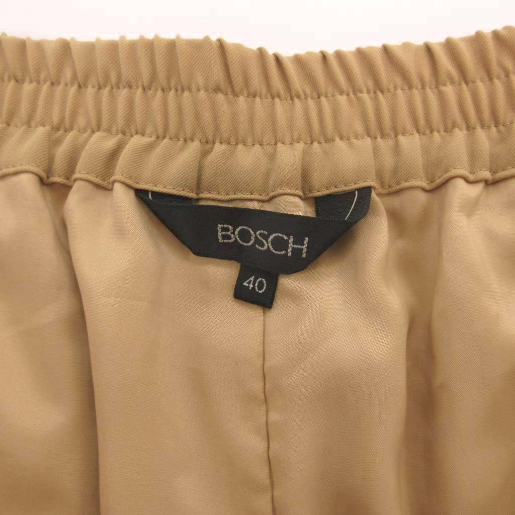 【中古】ボッシュ BOSCH タック スラックス テーパードパンツ 40 ベージュ スラッシュポケット /JI ■ECF007 レディース 【ベクトル 古着】 260730 — vista 3