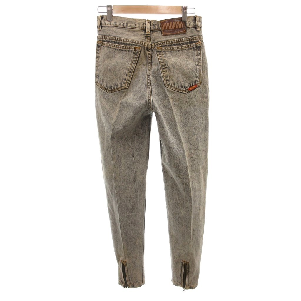 ブランド古着の買取販売ベクトルの【中古】ジョーダッシュ JORDACHE テーパード デニムパンツ ジーンズ 11/12 グレー ケミカルウォッシュ 裾ジッパー /JI ■ECF007 レディース 【ベクトル 古着】 260801｜アングル2