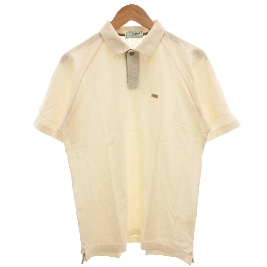【中古】クロコダイル CROCODILE ポロシャツ L 白 ホワイト 無地 半袖 レギュラーカラー /SC ■ECF007 メンズ 【ベクトル 古着】 260730ブランドクロコダイル CROCODILE表記サイズL実寸サイズ身幅：55cm　着丈：72cm　ゆき丈：49cm　　素材本体 綿 附属部分 人工皮革色白 ホワイト 状態・表身頃 汚れあり その他に目立ったダメージはなく、問題なくご使用いただける商品です。 ※あくまでも中古品ですので掲載写真や記載内容をご確認いただき、ご理解の上ご購入ください。付属品付属品なし、写真に写っている物が全てです。備考ヤマトインターナショナル（株） こちらのお品物は店舗で保管しておらず、店頭販売出来かねます。（※お取り寄せも出来かねます） 品番:ECF007商品のお問い合わせの回答を休止しております。＊各商品ページの商品詳細等をご確認の上ご購入ください。【中古】クロコダイル CROCODILE ポロシャツ L 白 ホワイト 無地 半袖 レギュラーカラー /SC ■ECF007 メンズ 【ベクトル 古着】 260730状態ランク　”AB”詳細については、下記および「状態ランクについて」ページをご覧ください。未使用・新品の商品ほぼ新品同様の商品使用感が少なく、かなり状態の良い商品使用感はあるが、傷や汚れの少ない商品使用感の他、傷や汚れが見られる商品かなり大きな傷みがある難あり商品※S〜CランクはUSED品となりますので、使用感をご理解の上でご入札下さい。状態ランクについてinformationブランドクロコダイル CROCODILE表記サイズL実寸サイズ身幅：55cm　着丈：72cm　ゆき丈：49cm　　素材本体 綿 附属部分 人工皮革色白 ホワイト 状態・表身頃 汚れあり その他に目立ったダメージはなく、問題なくご使用いただける商品です。 ※あくまでも中古品ですので掲載写真や記載内容をご確認いただき、ご理解の上ご購入ください。付属品付属品なし、写真に写っている物が全てです。備考ヤマトインターナショナル（株） こちらのお品物は店舗で保管しておらず、店頭販売出来かねます。（※お取り寄せも出来かねます） 品番:ECF007商品のお問い合わせの回答を休止しております。＊各商品ページの商品詳細等をご確認の上ご購入ください。本商品は一点物です他サイトや店舗にて販売している商品です。多少のお時間差にて欠品になることもございます。予めご了承頂ますようお願い致します。ベクトル・サイズガイドはこちらこの商品と同じブランドの商品を見る