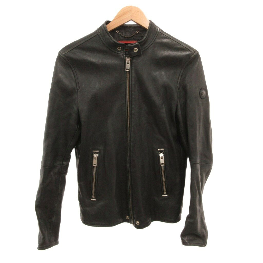 DIESELディーゼル シングルライダース デニムジャケット ITALY製 XL