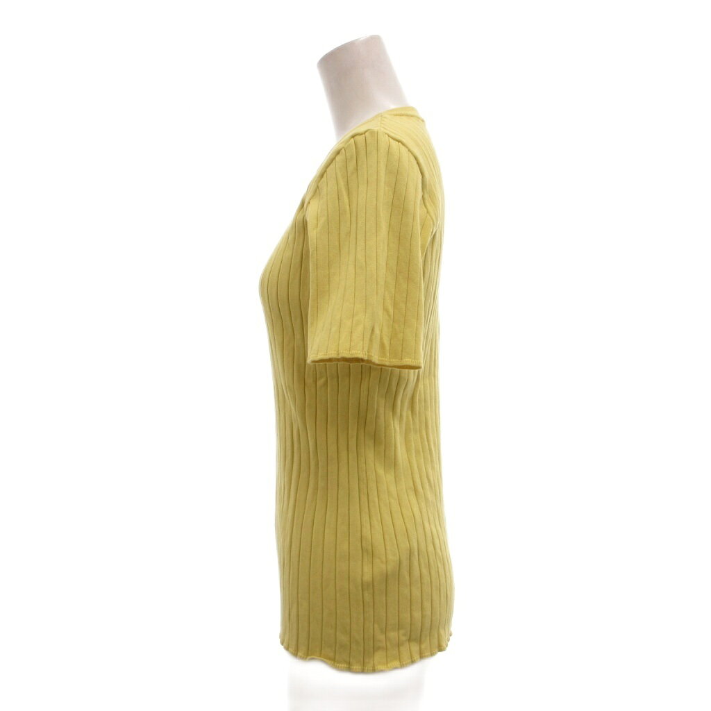 【中古】ミラオーウェン Mila Owen Tシャツ 0 黄 イエロー リブ編み クルーネック 半袖 /SC ■ECF008 レディース 【ベクトル 古着】 260827 auc-vector-21226439 ブランド古着の買取販売ベクトル サンプル画像2