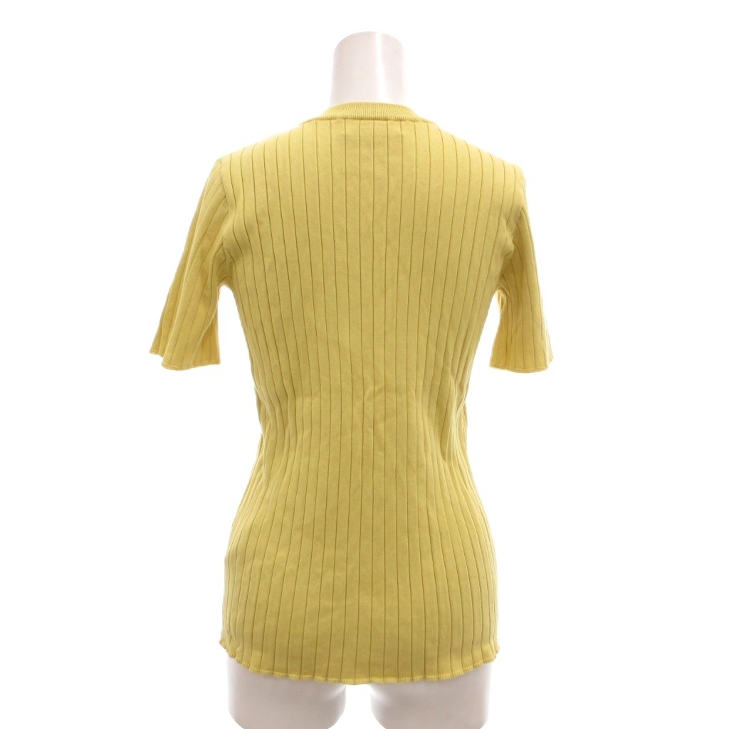 【中古】ミラオーウェン Mila Owen Tシャツ 0 黄 イエロー リブ編み クルーネック 半袖 /SC ■ECF008 レディース 【ベクトル 古着】 260827 auc-vector-21226439 ブランド古着の買取販売ベクトル サンプル画像3