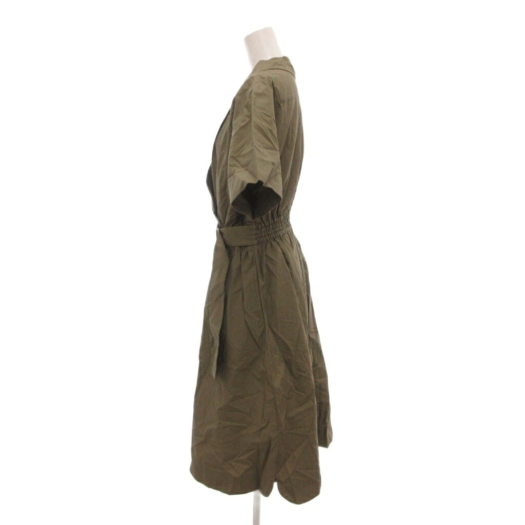 【中古】ミラオーウェン Mila Owen 美品 ワンピース ロング カシュクール 1 茶 ブラウン Vネック 半袖 /SC ■ECG009 レディース 【ベクトル 古着】 260925 auc-vector-21297347 ブランド古着の買取販売ベクトル サンプル画像2