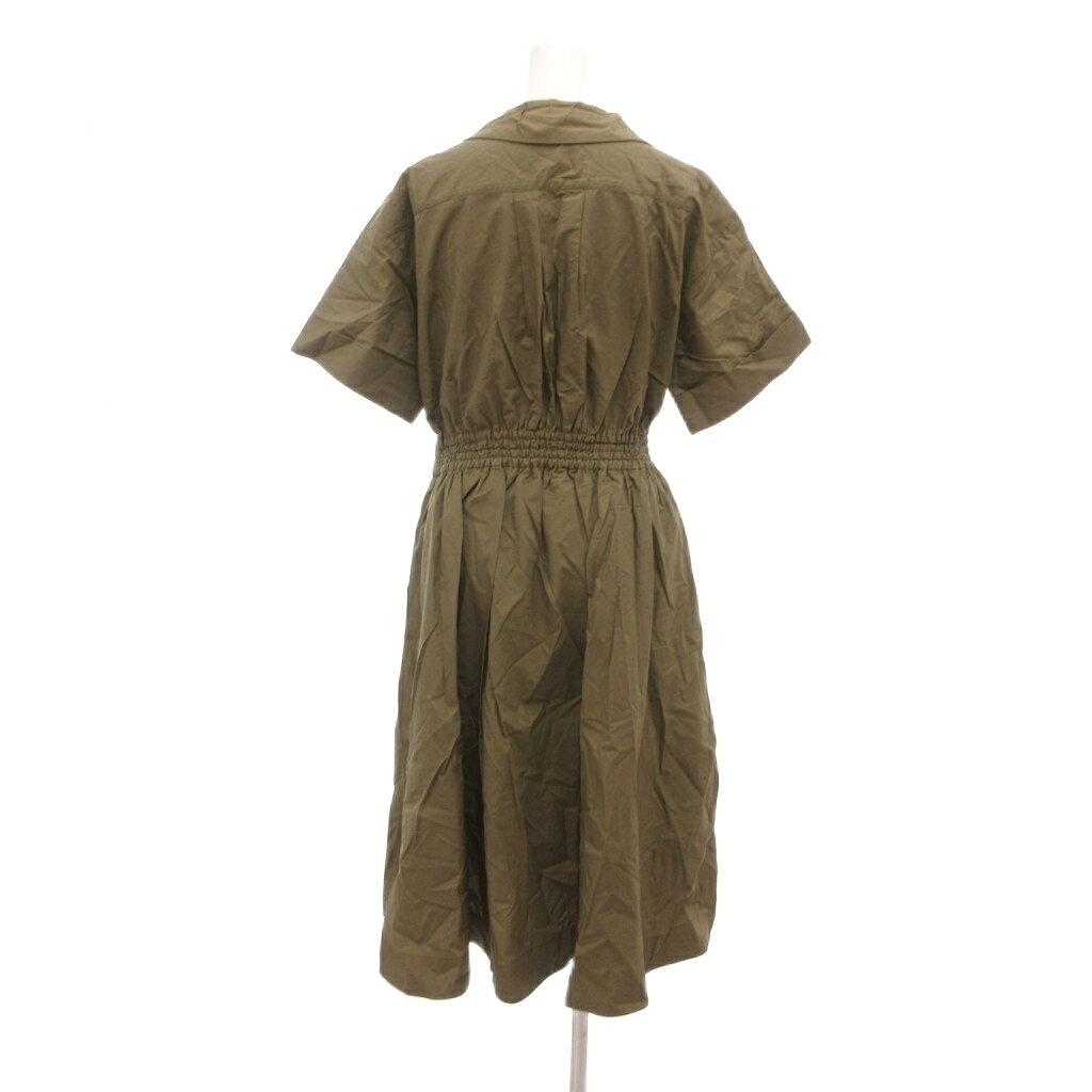 【中古】ミラオーウェン Mila Owen 美品 ワンピース ロング カシュクール 1 茶 ブラウン Vネック 半袖 /SC ■ECG009 レディース 【ベクトル 古着】 260925 auc-vector-21297347 ブランド古着の買取販売ベクトル サンプル画像3