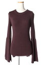 【中古】 ソブ sov. ダブスタ 17AW ベルスリーブ ニット プルオーバー /mm0409 レディース 【ベクトル 古着】 190409(4)