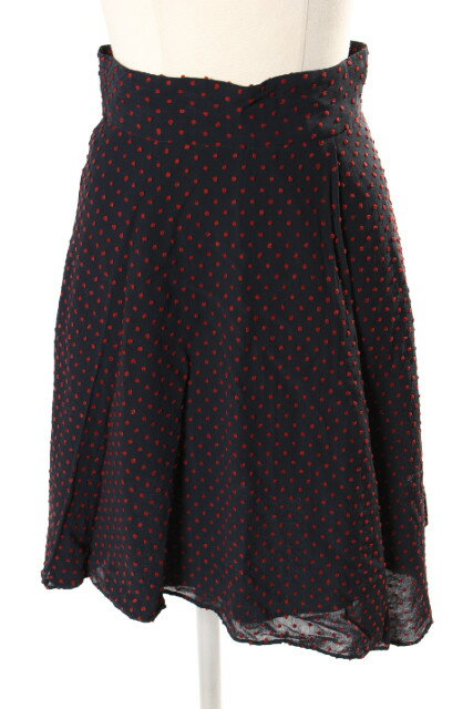 【中古】 ジルスチュアート JILL STUART 17AW エマドット アシンメトリー スカート /tk0425 レディース 【ベクトル 古着】 190425