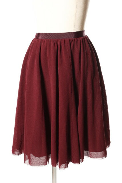 【中古】 エムプルミエ M-Premier 16AW チュール フレア スカート /au0515 レディース 【ベクトル 古着】 190515