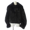 yÁzvNvWFNg PRANK PROJECT 23AW Faux Fur Short Jacket tFCNt@[ V[g WPbg R[g F  ubN 31232166101 /KW GY19 fB[X yxNg Òz 240226