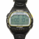 【中古】セイコー SEIKO スーパーランナーズ 腕時計 ウォッチ デジタル クォーツ ラバー 黒  ...