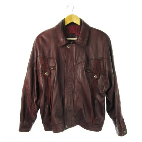 楽天市場】古着 レザー ジャケット 赤の通販