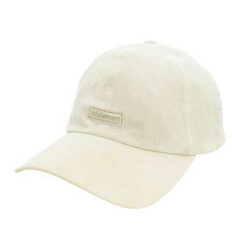 【中古】ルルレモン lululemon 帽子 キャップ 野球帽 BBキャップ ロゴ 刺繍 プレート 56cm グレージュ /MN2 ■GY99 レディース 【ベクトル 古着】 250812