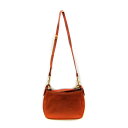 【中古】パッセージコレクション passage collection ショルダーバッグ ハンドバッグ 2WAY スエード 切替 マグネットボタン 茶 /SY2 ...