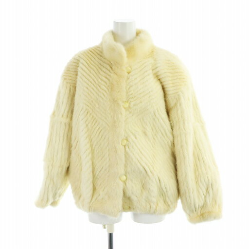 【中古】サガミンク SAGA MINK 銀サガ 毛皮コート ミンクファー 長袖 総裏地 ショート 大きいサイズ 13 LL 白 ホワイト ■GY18 /MQ レディース 【ベクトル 古着】 250129 【中古】サガミンク SAGA MINK 銀サガ 毛皮コート ミンクファー 長袖 総裏地 ショート 大きいサイズ 13 LL 白 ホワイト ■GY18 /MQ レディース 【ベクトル 古着】 250129