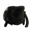 【中古】ミンクファー ショルダーバッグ ポシェット 斜め掛け デザイン 茶 ダークブラウン /FT ■GY18 レディース 【ベクトル 古着】 250130