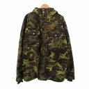 【中古】ディーシーシューズ DC SHOES ジャケット スノーボードウェア 中綿 迷彩 カモフラージュ柄 L 緑 グリーン /UO メンズ 【ベクトル 古着】...