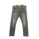 【中古】リーバイス Levi's Altered 511 デニムパンツ ジーンズ スリムフィット カットオフ ウォッシュ加工 W34 L32 黒 ブラック PC9-36067-0001 /MN19 メンズ 【ベクトル 古着】 250501(4)
