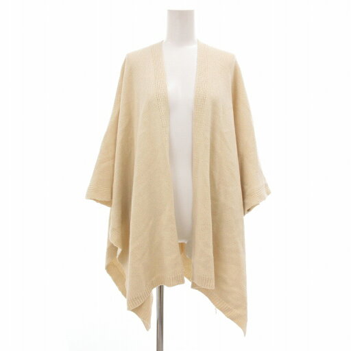 【中古】fifith カーディガン ケープ ガウン ニット ベージュ /UO ■GY39 レディース 【ベクトル 古着】 250326 【中古】fifith カーディガン ケープ ガウン ニット ベージュ /UO ■GY39 レディース 【ベクトル 古着】 250326