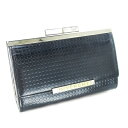 【中古】ジバンシィ GIVENCHY ポーチ メイクポーチ 化粧ポーチ ミニ コインケース がま口 PVC レザー 革 ロゴ 黒 ブラック /CK8 ■GY17...