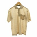 【中古】ゴールデンベア GOLDEN BEAR ポロシャツ 半袖 ロゴ刺繍 M ブラウン 313-R-3054 /NQ ■MT メンズ 【ベクトル 古着】 250330