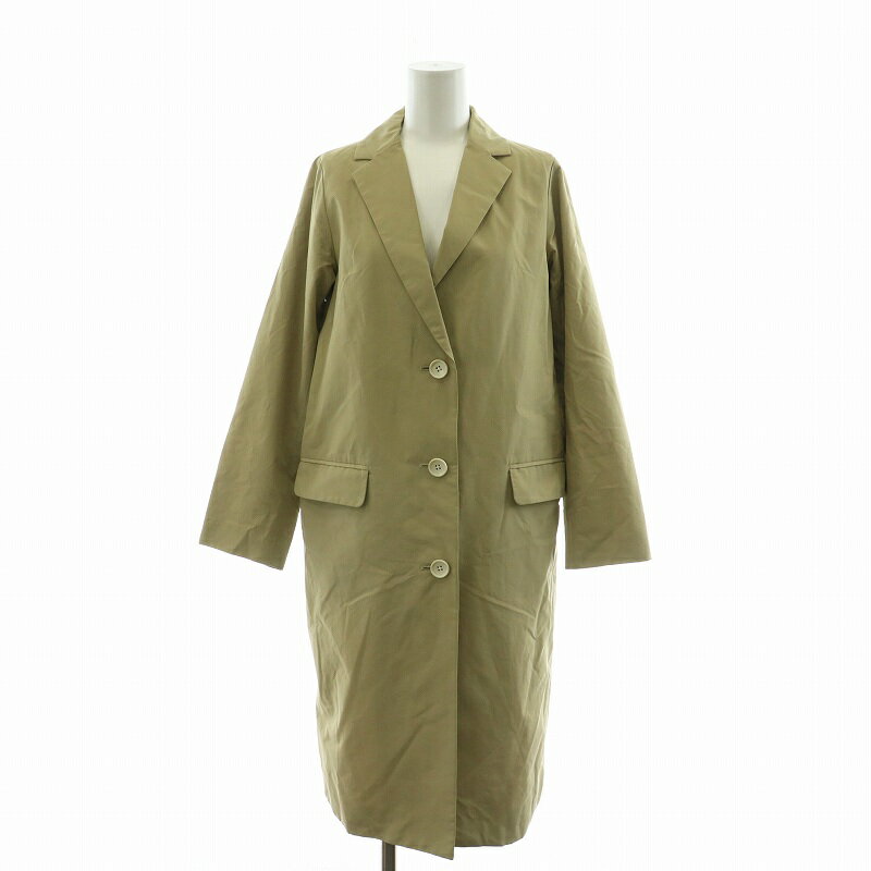 【中古】アイボリーコート ivory court コート ロング アウター 36 ベージュ 16020160401010 /NQ ■MT レディース 【ベクトル 古着】 250330