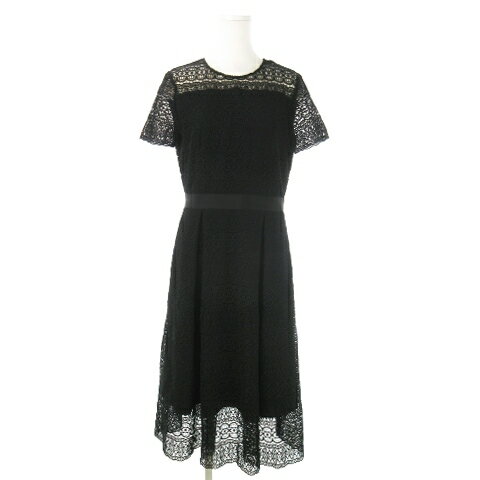 【中古】アベニールエトワール Aveniretoile COUTURE 総レース ワンピース ロング 半袖 ウエストマーク フォーマル 38 M 黒 ブラック R936-005 /AO6 ■GY17 レディース 【ベクトル 古着】 250425 【中古】アベニールエトワール Aveniretoile COUTURE 総レース ワンピース ロング 半袖 ウエストマーク フォーマル 38 M 黒 ブラック R936-005 /AO6 ■GY17 レディース 【ベクトル 古着】 250425