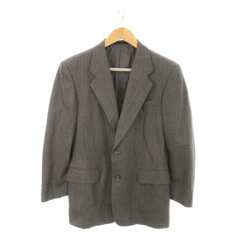 【中古】トロージャン TROJAN シングルスーツ セットアップ 2点セット テーラードジャケット 総裏地 スラックス ウール 90 A3 グレー /MN1 ■GY18 メンズ 【ベクトル 古着】 250415