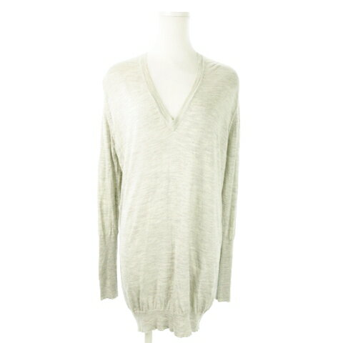 【中古】ジョンスメドレー JOHN SMEDLEY チュニック ニット セーター Vネック 長袖 絹 シルク混 薄手 M グレー /AO14 ■GY19 レディース 【ベクトル 古着】 250411 【中古】ジョンスメドレー JOHN SMEDLEY チュニック ニット セーター Vネック 長袖 絹 シルク混 薄手 M グレー /AO14 ■GY19 レディース 【ベクトル 古着】 250411
