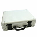 【中古】リモワ RIMOWA ブリーフケース アタッシュケース トランク ロゴ シルバーカラー /MW ■GY18 メンズ 【ベクトル 古着】 250412