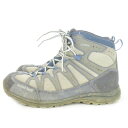 【中古】モンベル Montbell GORE-TEX ワオナブーツ トレッキングシューズ ミドルカット レースアップ ロゴ アウトドア 登山 24cm グレー ...