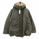 【中古】未使用品 クラネ CLANE タグ付き BALLOON DESIGN HOODED N3B ミリタリージャケット ナイロン 2 カーキ 15104-0532 ■GY12 /TZ レディース 【ベクトル 古着】 250425(4)