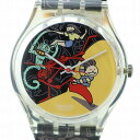 【中古】スウォッチ SWATCH ジャンク品 ヴィンテージ ジャングル タングル 腕時計 ウォッチ クォーツ 総柄 マルチカラー ■GY18 /MQ メンズ レ...