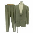 【中古】テマロ TEMALO スーツ セットアップ 上下 2点セット テーラードジャケット 2B スラックス パンツ テーパード センタープレス ウール 日本製...