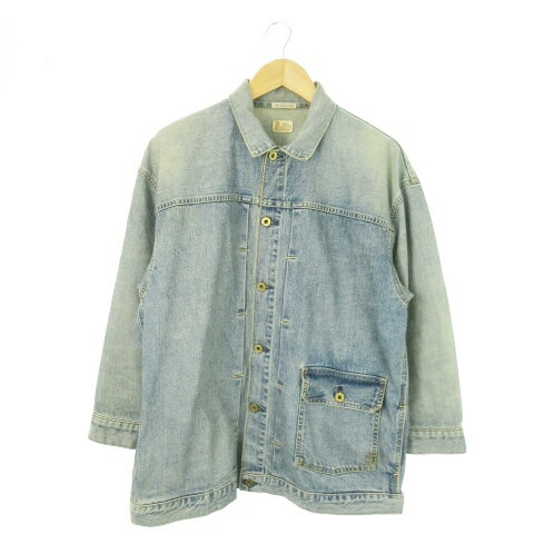 【中古】ジョンブル JOHNBULL Attick by Johnbull ジャケット デニム Gジャン ジージャン オーバーサイズ ウォッシュ加工 F 青 ブルー /AO11 メンズ 【ベクトル 古着】 250717 【中古】ジョンブル JOHNBULL Attick by Johnbull ジャケット デニム Gジャン ジージャン オーバーサイズ ウォッシュ加工 F 青 ブルー /AO11 メンズ 【ベクトル 古着】 250717