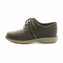 【中古】メレル MERRELL WORLD VUE LACE オックスフォード ビジネスシューズ スニーカー 靴 ロゴ レザー スエード US7 25cm 茶 ...