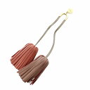 【中古】ロエベ LOEWE キーホルダー チャーム ストラップ ロゴ レザー タッセル 赤 レッド ■GY11 /MQ ■OH レディース 【ベクトル 古着】 ...