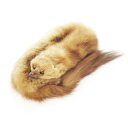 【中古】ノーブランド ファーティペット ファーマフラー 顔つき フォックス 毛皮 茶 ブラウン /CK18 ■GY11 レディース 【ベクトル 古着】 2505...