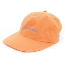 【中古】カシラ CA4LA 6パネルキャップ 帽子 キャップ 野球帽 BBキャップ ナイロン ワンポイント オレンジ AKM00087 /AO4 ■GY30 メンズ レディース 【ベクトル 古着】 250528(4)